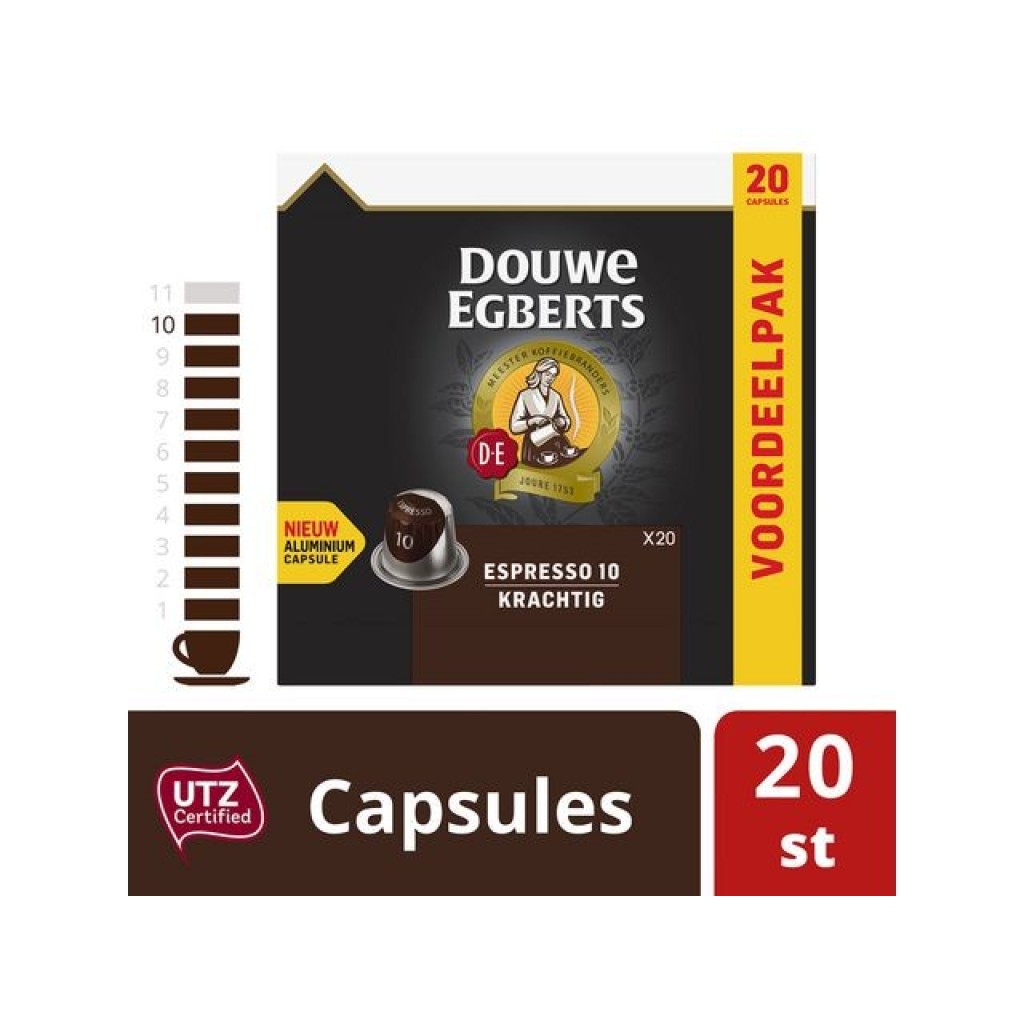 Douwe Egberts Espresso UTZ Koffiecapsules (pak 20 stuks) - Office1