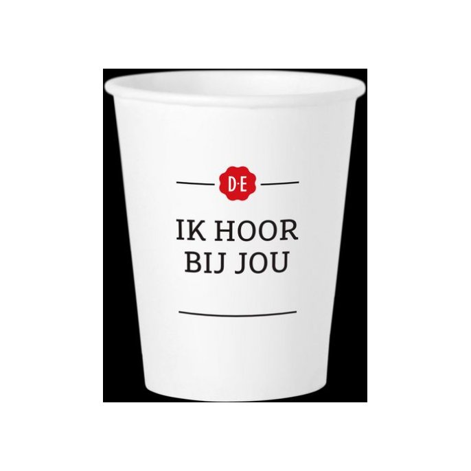 Douwe Egberts Herbruikbare Drinkbeker Recyclebaar 180 ml (doos 20 x 100 stuks)