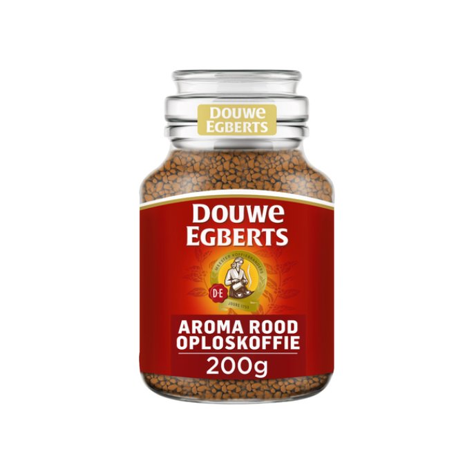 Douwe Egberts Oploskoffie Aroma rood (200 gram)