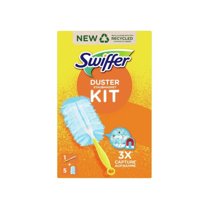 SWIFFER Duster Starterskit + 5 navullingen