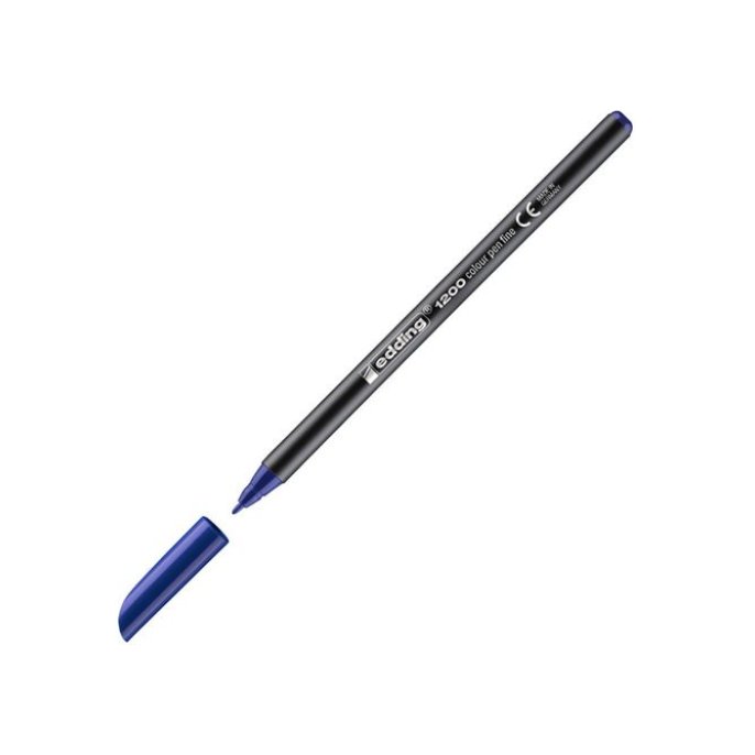 EDDING 1200 marker Blauw (pak 10 stuks)