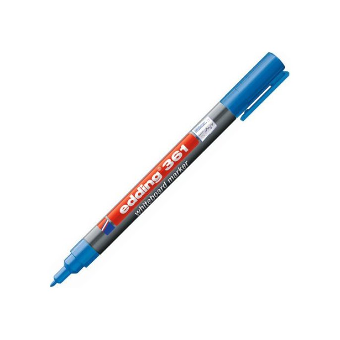 EDDING 361 Whiteboardmarker Ronde Punt 1 mm Blauw (pak 10 stuks)