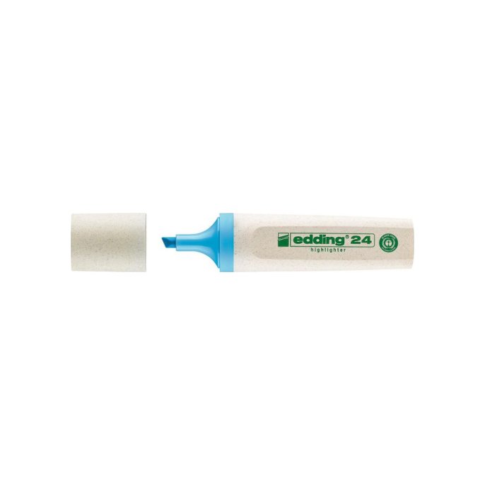 EDDING EcoLine 24 Markeerstift Beitelvormige Punt 2 - 5 mm Blauw (doos 10 stuks)