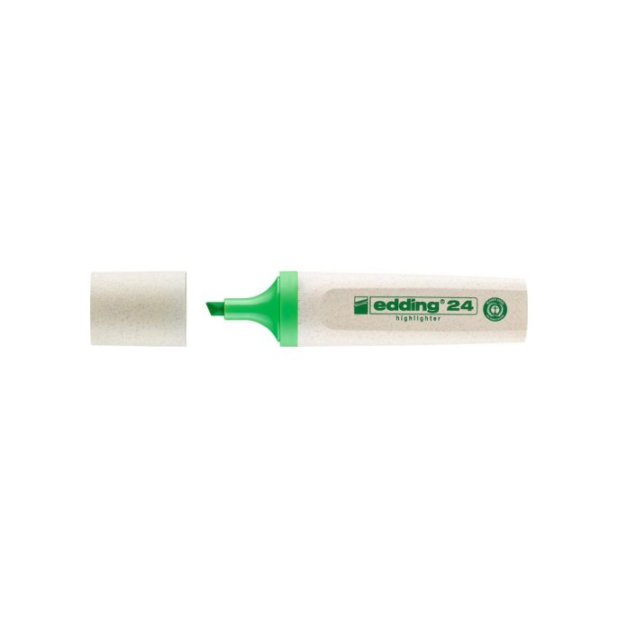 EDDING EcoLine 24 Markeerstift Beitelvormige Punt 2 - 5 mm Groen (doos 10 stuks)