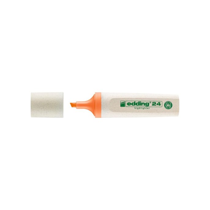 EDDING EcoLine 24 Markeerstift Beitelvormige Punt 2 - 5 mm Oranje (doos 10 stuks)