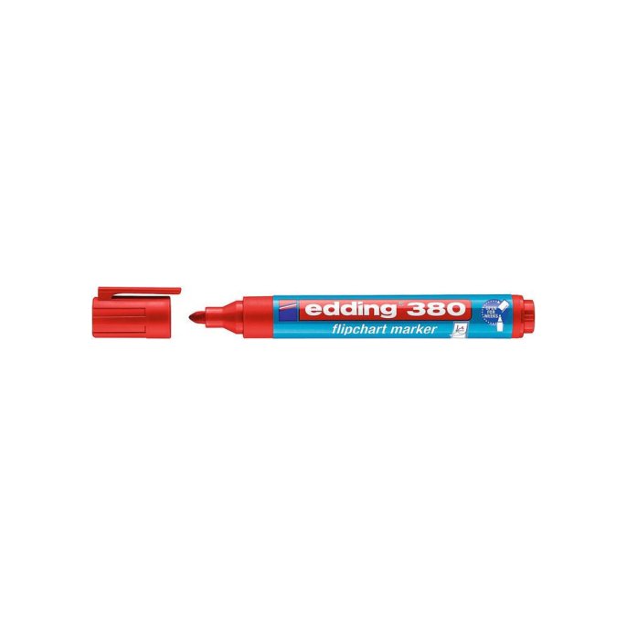 EDDING Flipover marker 380 1.5 - 3 mm rood (pak 10 stuks)