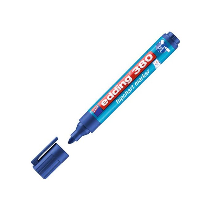 EDDING Flipover marker 380 15 - 3 mm blauw (pak 10 stuks)