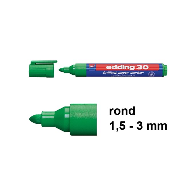 EDDING Flipovermarker Brilliant 1.5 mm groen (doos 10 stuks)