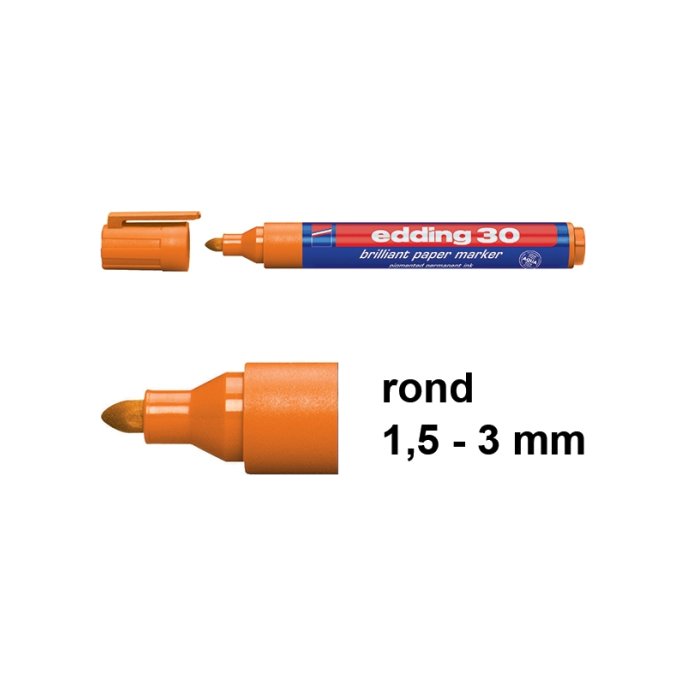 EDDING Flipovermarker Brilliant 1.5 mm oranje (doos 10 stuks)