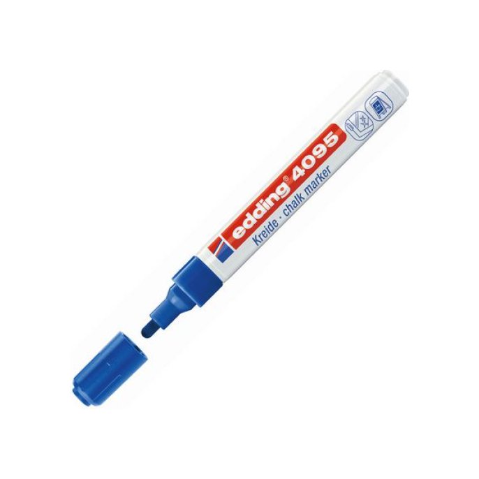 EDDING Krijtmarker 4095 2 - 3 mm blauw