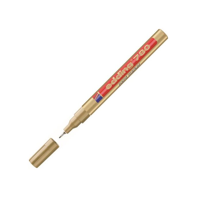 EDDING Lakmarker 780 08 mm goud (pak 10 stuks)