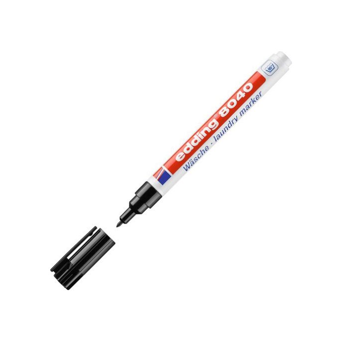 EDDING Permanent marker 8040 textiel 1 mm zwart