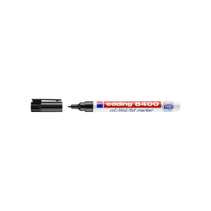 EDDING Permanent marker 8400 CD/DVD/BD 05 - 1 mm zwart