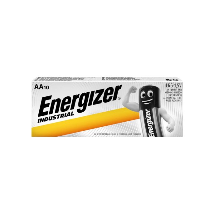 ENERGIZER Industrial AA Batterijen 1.5 V (pak 10 stuks)