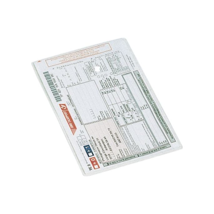 ESSELTE Zichtmap U-Model A5 Glad PP 011 mm Transparant (pak 100 stuks)