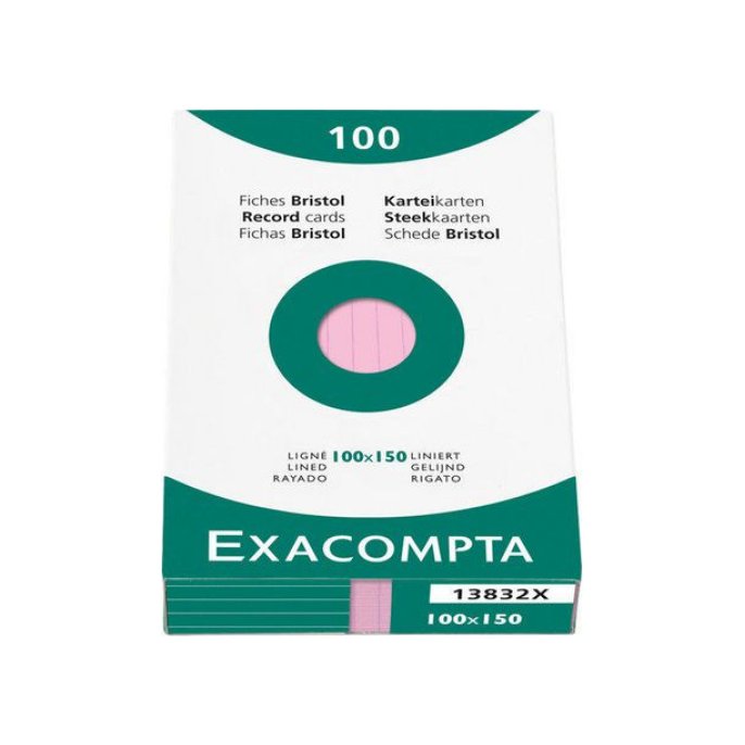 EXACOMPTA EXACOMPTA - registratiekaart (pak van 100) (pak 100 stuks)