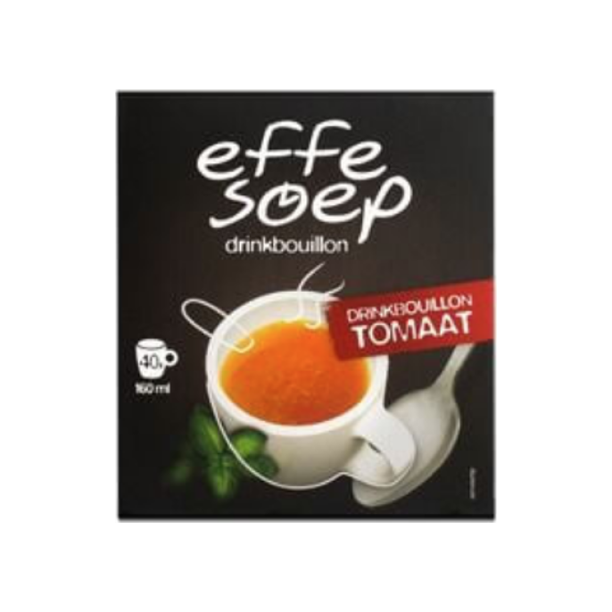 Effe Soep Drinkbouillon tomaat. 160ml (pak 40 stuks)