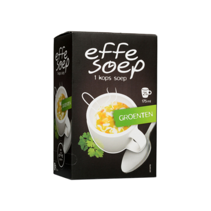 Effe Soep soep 1 kops groenten 175 ml (doos 21 stuks)