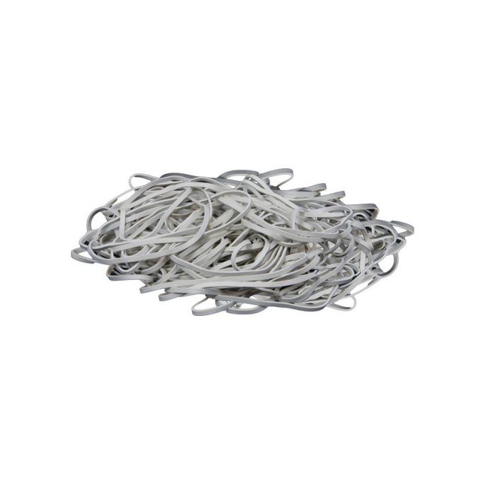 Elastiek 140 x 3 mm Wit (doos 1000 gram)