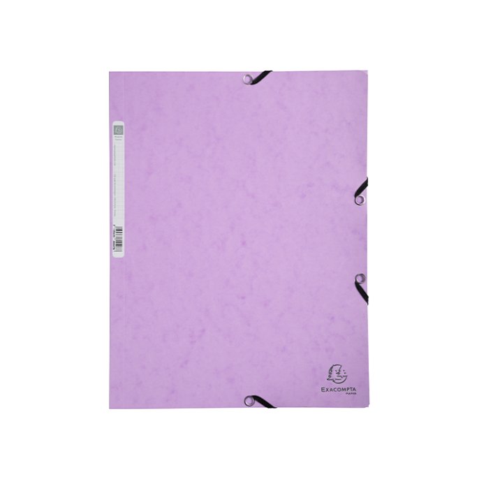 Elastomap Exacompta A4 400g mauve