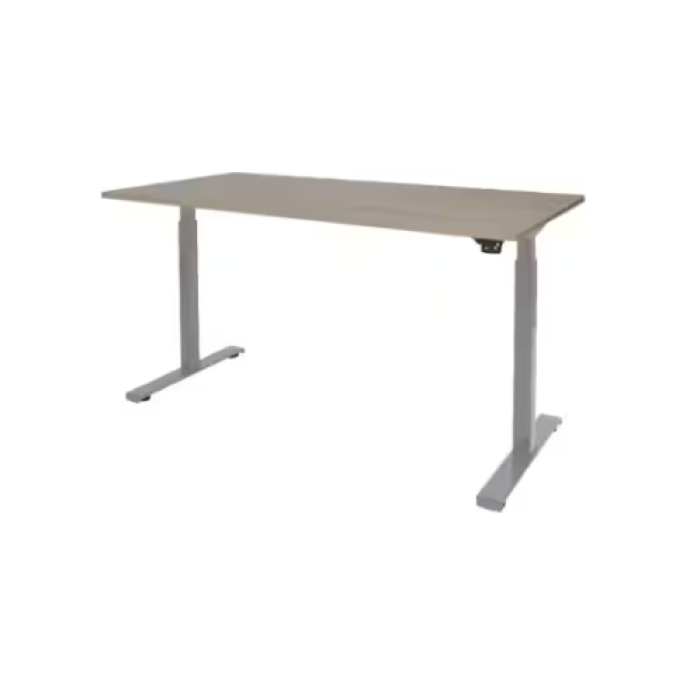 Electro II Basic Zit-Sta Bureau 120 x 80 cm Halifax Aluminium