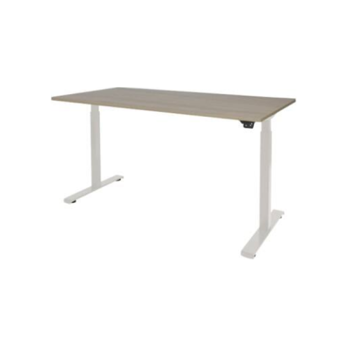 Electro II Basic Zit-Sta Bureau 120 x 80 cm Halifax Wit