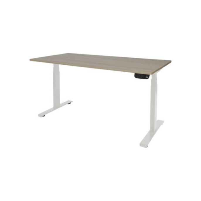 Electro II Plus Zit-Sta Bureau 120 x 80 cm Halifax Wit