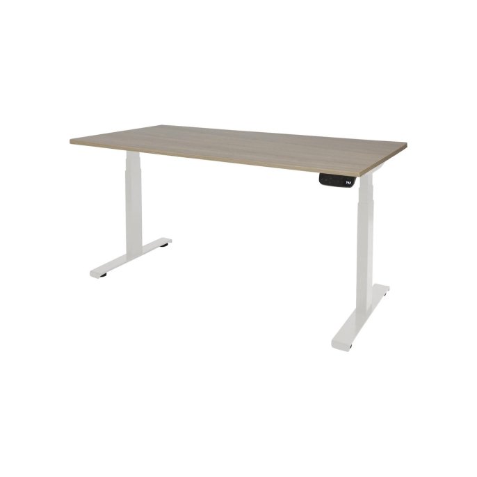 Electro II Plus Zit-Sta Bureau 140 x 80 cm Halifax Aluminium