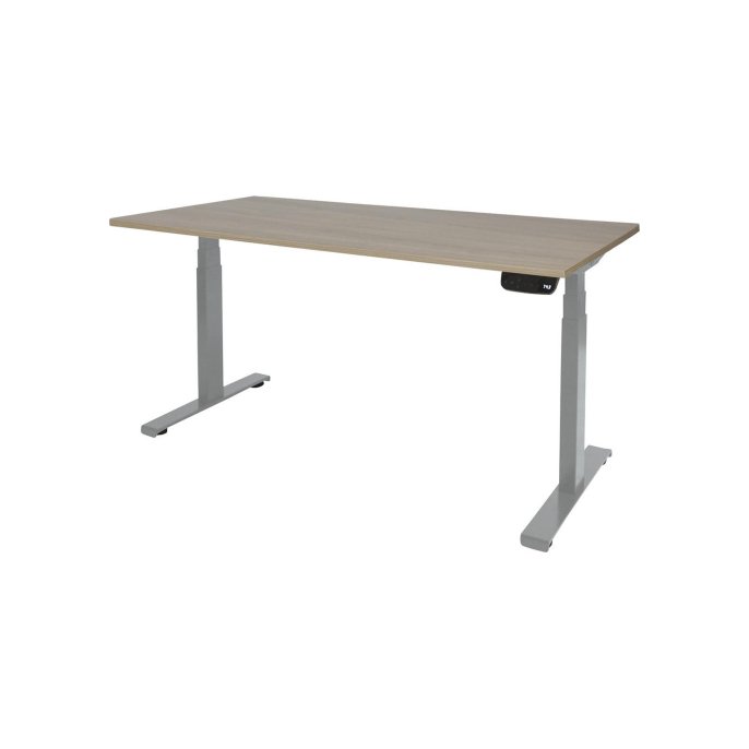 Electro II Plus Zit-Sta Bureau 140 x 80 cm Halifax Zwart