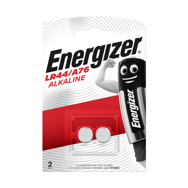 Energizer A76 Knoopcel Batterij. 1.5 V (pak 2 stuks)