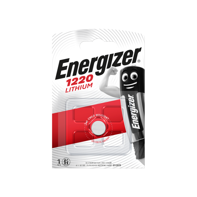 Energizer CR1220 Knoopcel Batterij 3 V