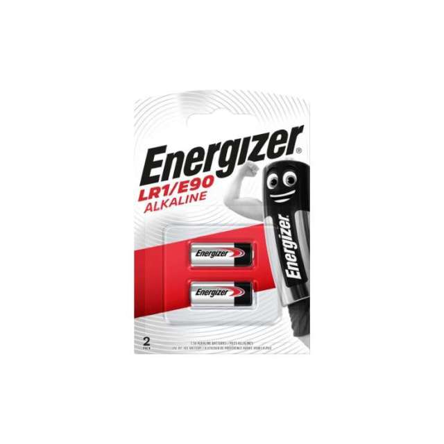 Energizer LR1/E90 Alkaline Batterij. 1.5 V (pak 2 stuks)