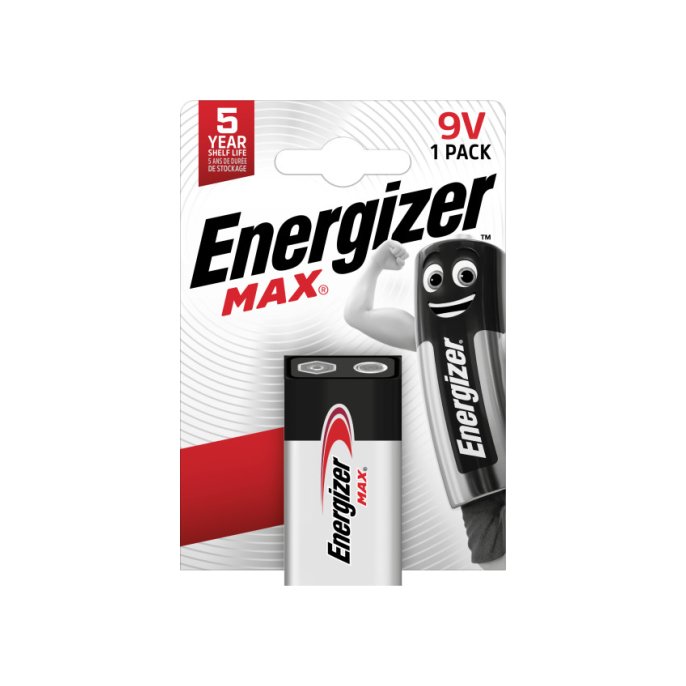 Energizer Max Alkaline Blokbatterij 9 V