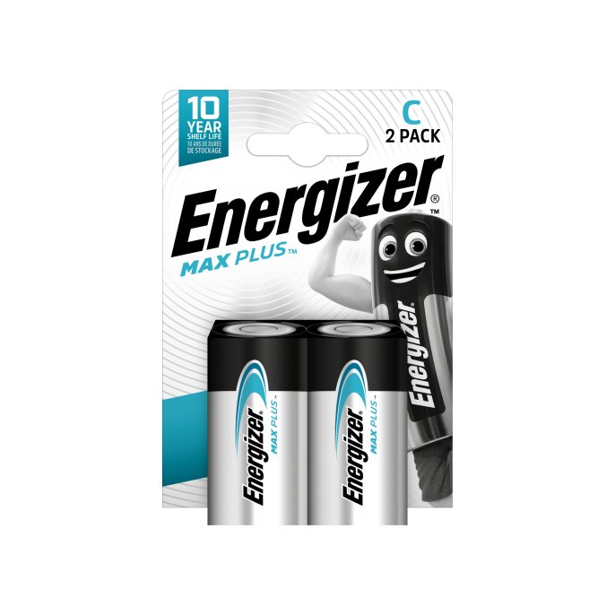 Energizer Max Plus C Batterij 1.5 V (pak 2 stuks)