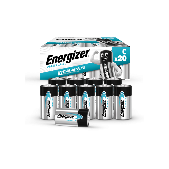 Energizer Max Plus C Batterij 1.5 V (pak 20 stuks)