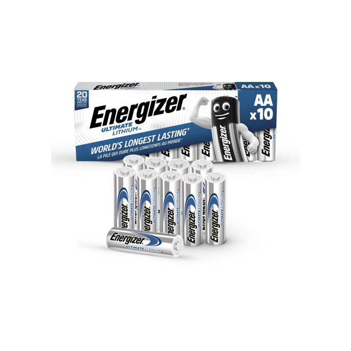 Energizer Ultimate Lithium AA Batterij 1.5 V (pak 10 stuks)