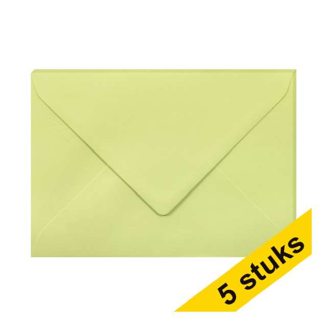 Envelop C5 120g bladgroen/pk5