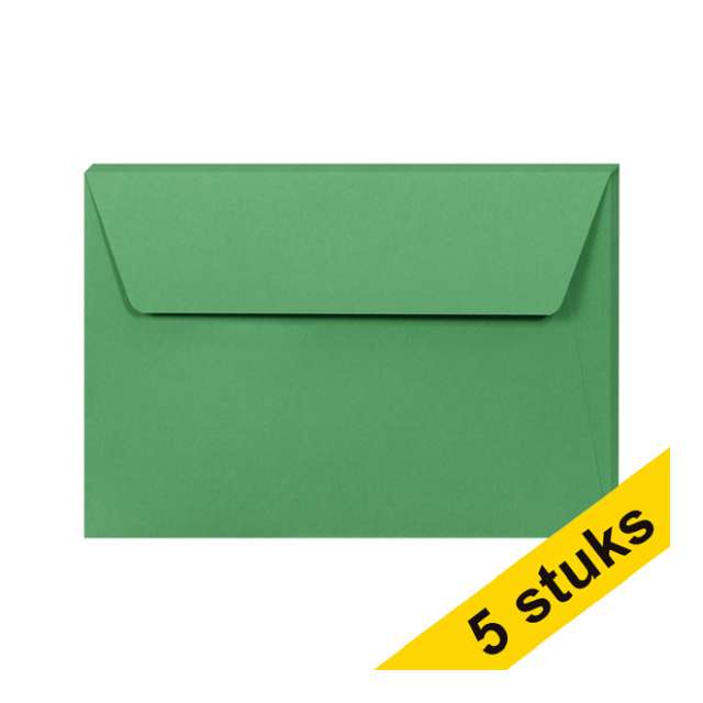 Envelop C6 120g bosgroen/pk5