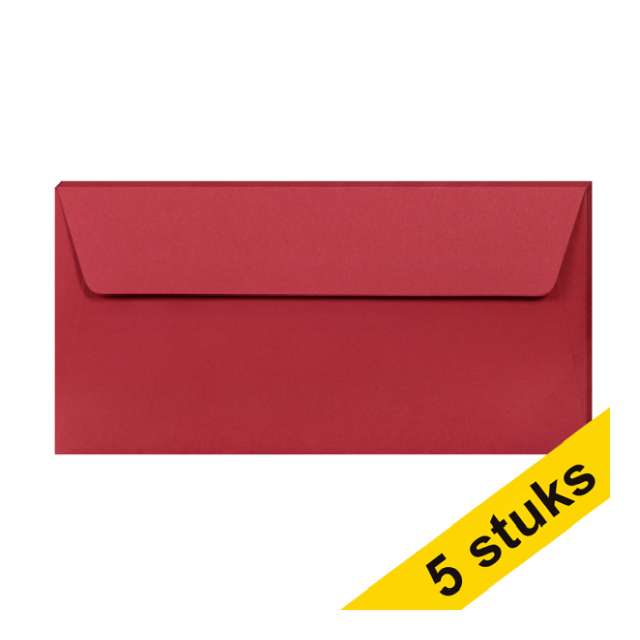 Envelop EA5/6 120g rood/pk5