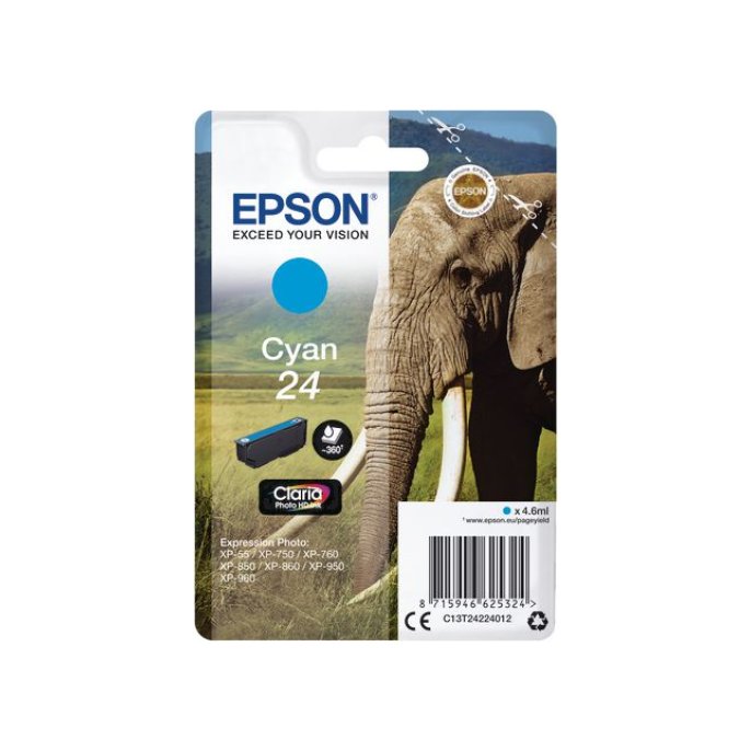 Epson 24 Inktcartridge Cyaan