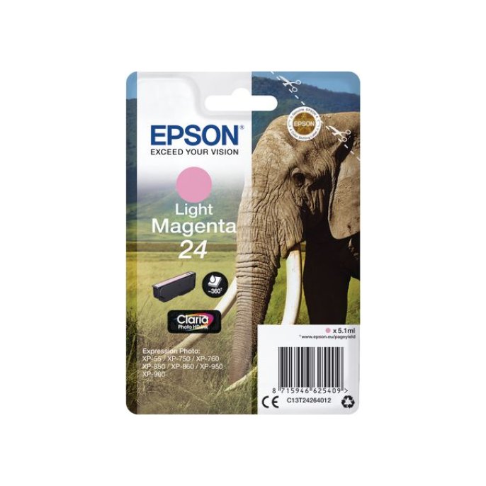 Epson 24 Inktcartridge Licht magenta