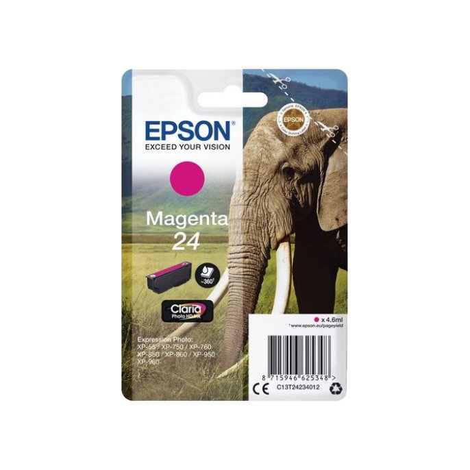 Epson 24XL Inktcartridge Magenta