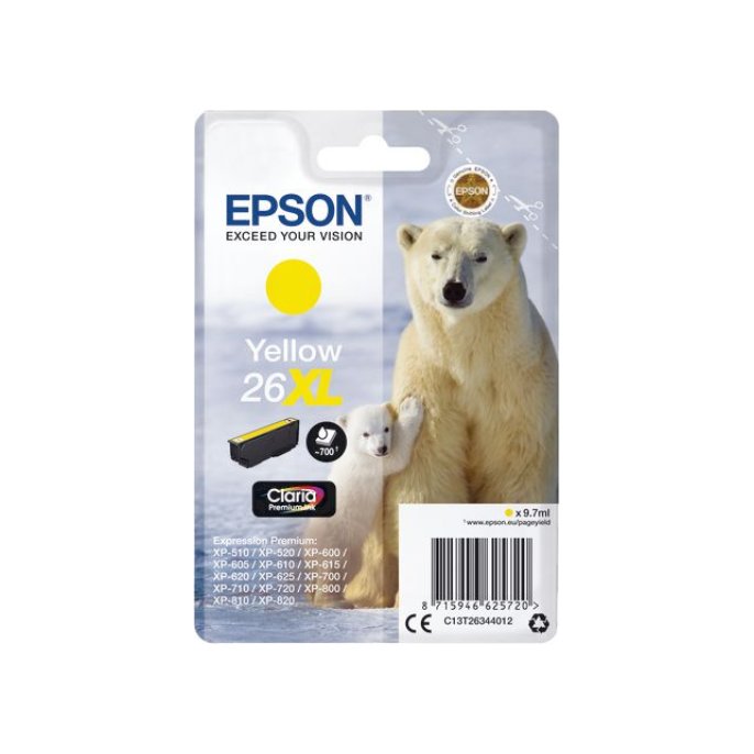 Epson 26XL Inktcartridge Geel