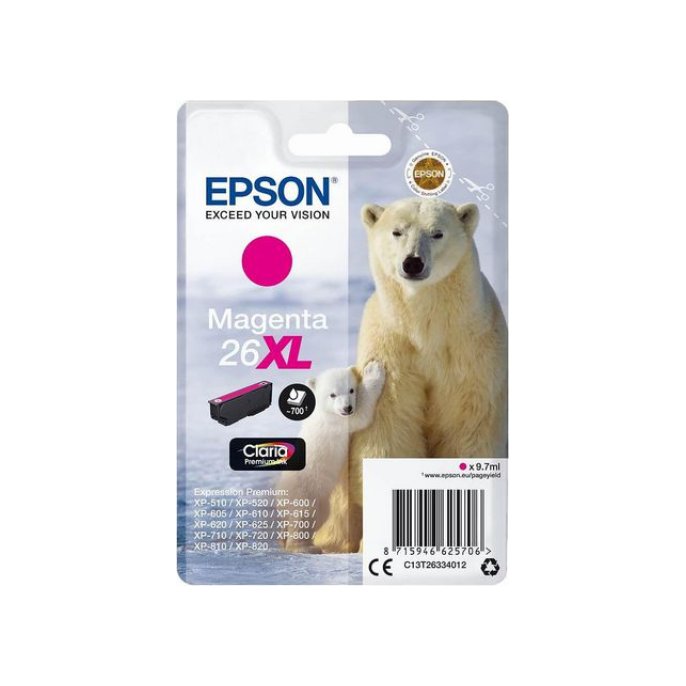 Epson 26XL Inktcartridge Magenta