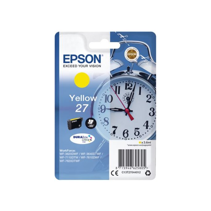 Epson 27 Inktcartridge Geel