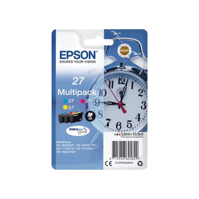 Epson 27 Inktcartridge Multipack Kleur (pak 3 stuks)