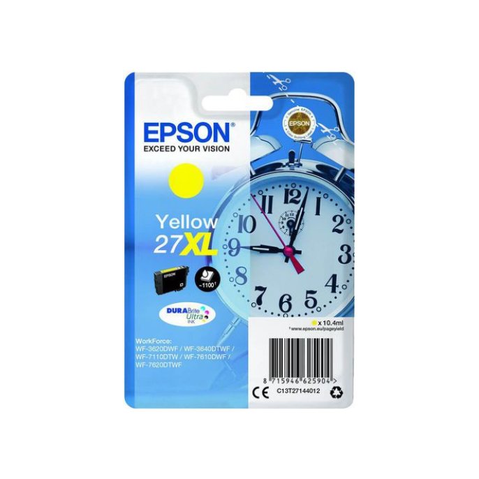 Epson 27XL Inktcartridge Geel