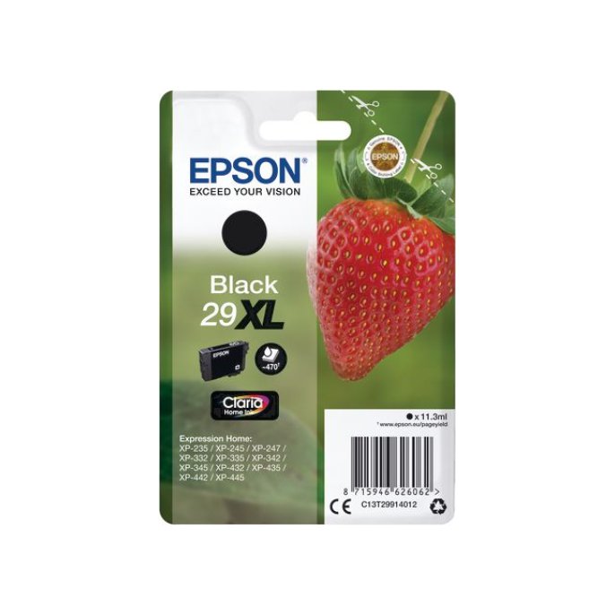 Epson 29XL Inktcartridge Hoog Capaciteit Zwart