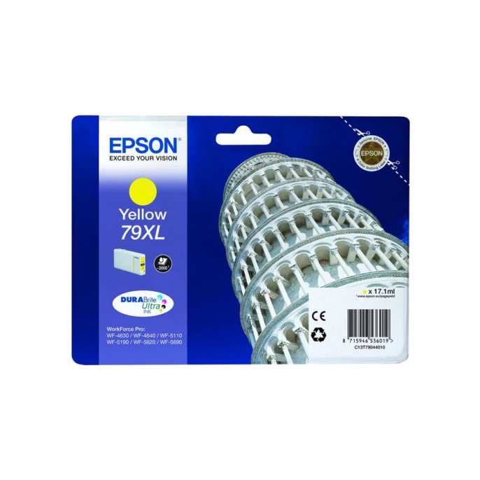 Epson 79XL Inktcartridge Hoog Capaciteit Geel