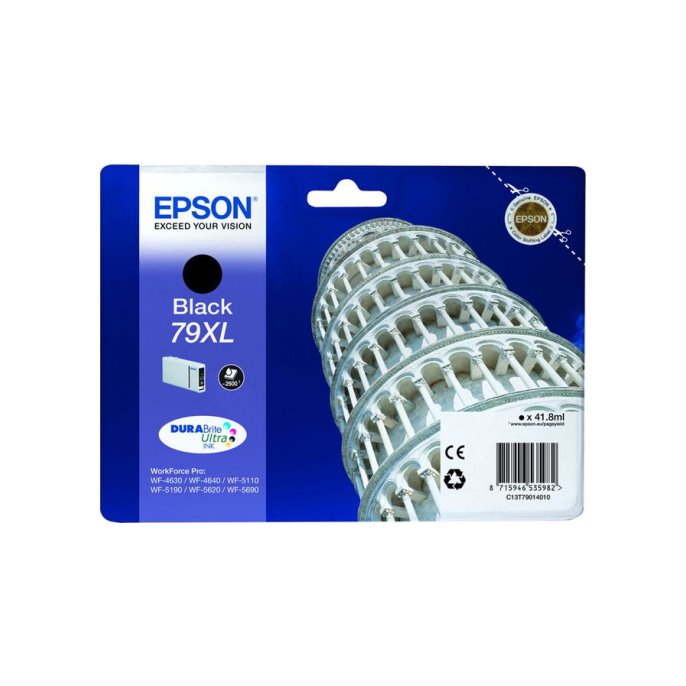 Epson 79XL Inktcartridge Zwart